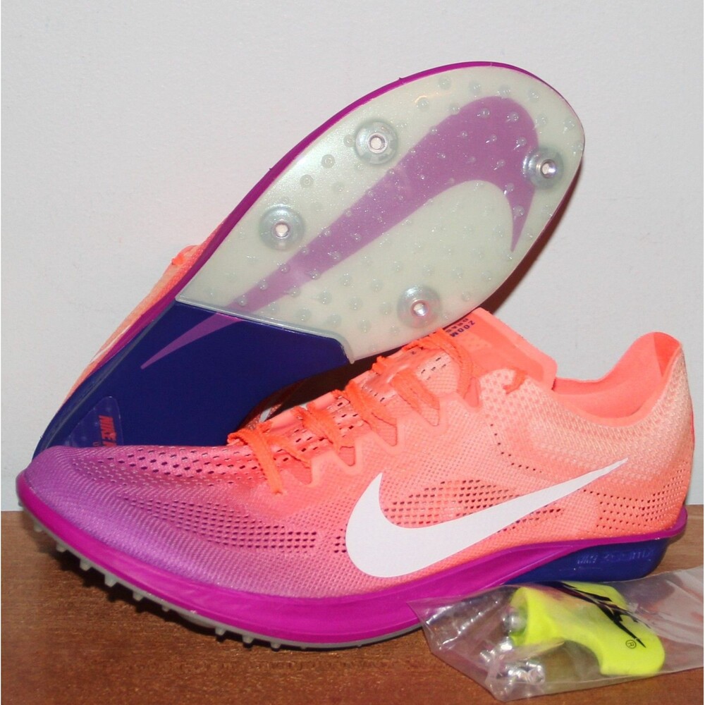 Nike ZoomX Dragonfly 2 Track Spikes Mens 9.5 11 Bright Mango Violet